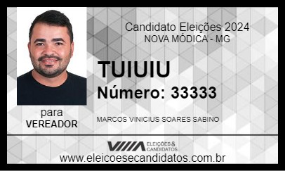 Candidato TUIUIU 2024 - NOVA MÓDICA - Eleições