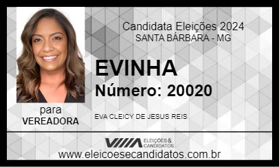 Candidato EVINHA 2024 - SANTA BÁRBARA - Eleições