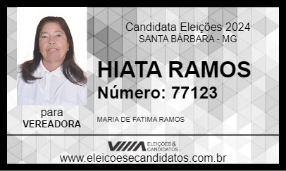 Candidato HIATA RAMOS 2024 - SANTA BÁRBARA - Eleições