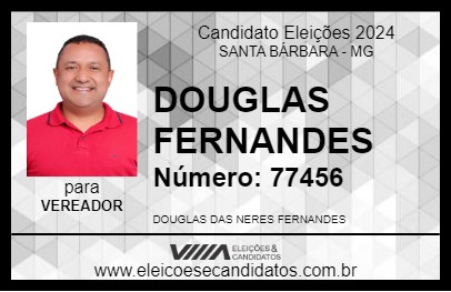 Candidato DOUGLAS FERNANDES 2024 - SANTA BÁRBARA - Eleições