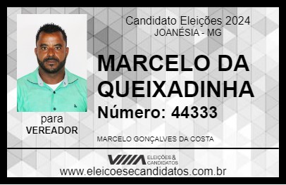 Candidato MARCELO DA QUEIXADINHA 2024 - JOANÉSIA - Eleições