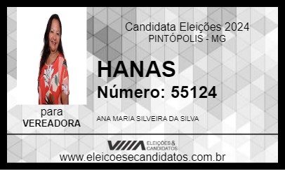 Candidato HANAS 2024 - PINTÓPOLIS - Eleições