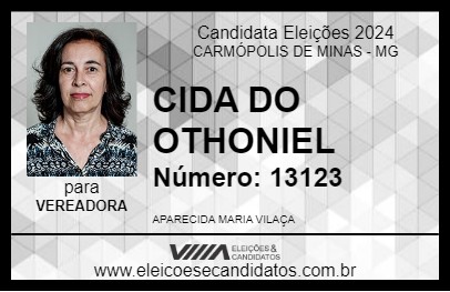 Candidato CIDA DO OTHONIEL 2024 - CARMÓPOLIS DE MINAS - Eleições