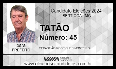 Candidato TATÃO 2024 - IBERTIOGA - Eleições