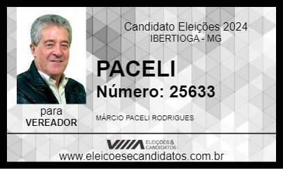 Candidato PACELI 2024 - IBERTIOGA - Eleições