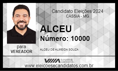 Candidato ALCEU 2024 - CÁSSIA - Eleições