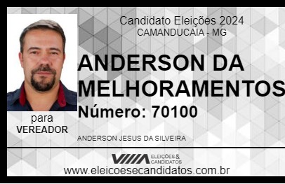 Candidato ANDERSON 2024 - CAMANDUCAIA - Eleições