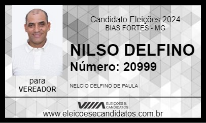 Candidato NILSO DELFINO 2024 - BIAS FORTES - Eleições