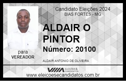 Candidato ALDAIR O PINTOR 2024 - BIAS FORTES - Eleições