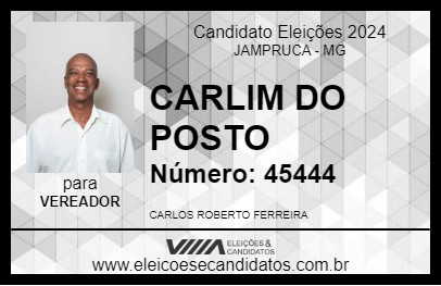 Candidato CARLIM DO POSTO 2024 - JAMPRUCA - Eleições