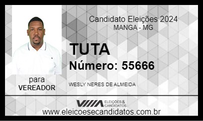 Candidato TUTA 2024 - MANGA - Eleições