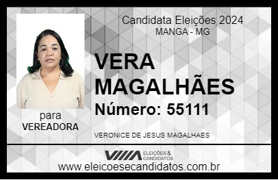 Candidato VERA MAGALHÃES 2024 - MANGA - Eleições