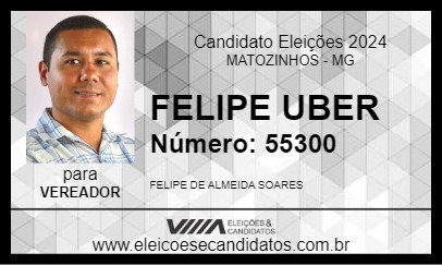 Candidato FELIPE UBER 2024 - MATOZINHOS - Eleições