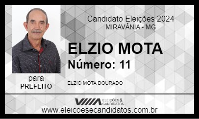 Candidato ELZIO MOTA 2024 - MIRAVÂNIA - Eleições