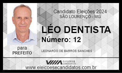 Candidato LÉO DENTISTA 2024 - SÃO LOURENÇO - Eleições