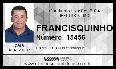 Candidato FRANCISQUINHO 2024 - IBERTIOGA - Eleições