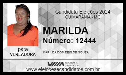 Candidato MARILDA 2024 - GUIMARÂNIA - Eleições