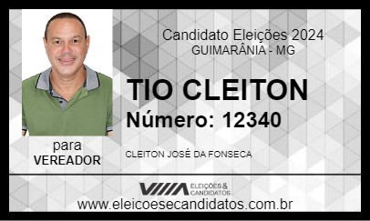 Candidato TIO CLEITON 2024 - GUIMARÂNIA - Eleições