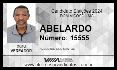 Candidato ABELARDO 2024 - DOM VIÇOSO - Eleições