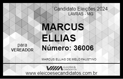 Candidato MARCUS ELLIAS 2024 - LAVRAS - Eleições