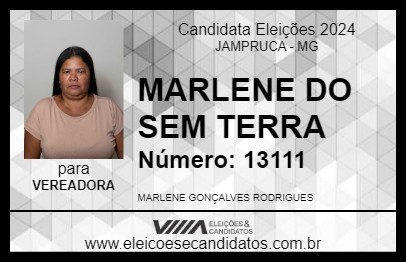 Candidato MARLENE DO SEM TERRA 2024 - JAMPRUCA - Eleições