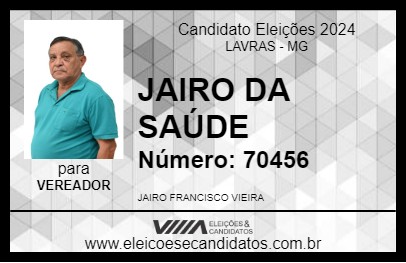 Candidato JAIRO DA SAÚDE 2024 - LAVRAS - Eleições