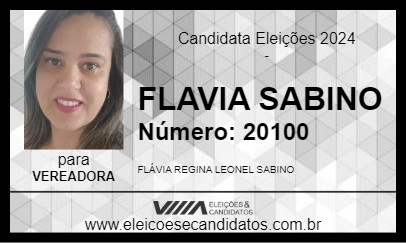 Candidato FLAVIA SABINO 2024 - ITABIRITO - Eleições