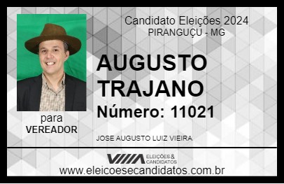 Candidato AUGUSTO TRAJANO 2024 - PIRANGUÇU - Eleições