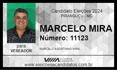 Candidato MARCELO MIRA 2024 - PIRANGUÇU - Eleições