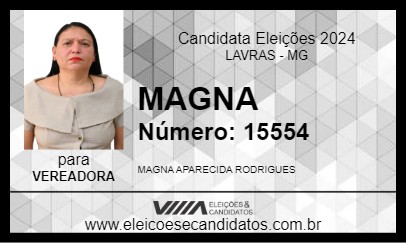 Candidato MAGNA 2024 - LAVRAS - Eleições