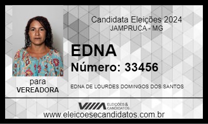 Candidato EDNA 2024 - JAMPRUCA - Eleições