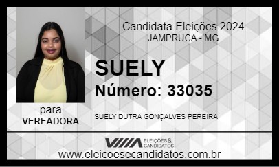 Candidato SUELY 2024 - JAMPRUCA - Eleições