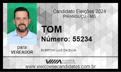 Candidato TOM 2024 - PIRANGUÇU - Eleições