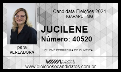 Candidato JUCILENE 2024 - IGARAPÉ - Eleições