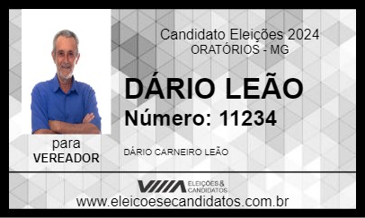 Candidato DÁRIO LEÃO 2024 - ORATÓRIOS - Eleições