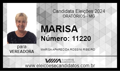 Candidato MARISA 2024 - ORATÓRIOS - Eleições