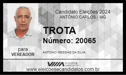 Candidato TROTA 2024 - ANTÔNIO CARLOS - Eleições