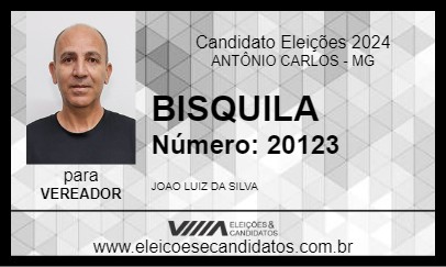 Candidato BISQUILA 2024 - ANTÔNIO CARLOS - Eleições