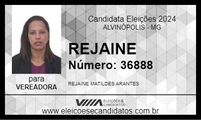 Candidato REJAINE 2024 - ALVINÓPOLIS - Eleições