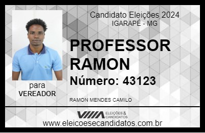 Candidato PROFESSOR RAMON 2024 - IGARAPÉ - Eleições