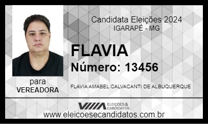 Candidato FLAVIA 2024 - IGARAPÉ - Eleições