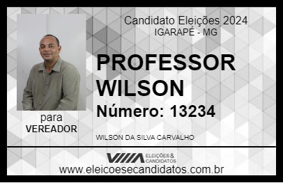 Candidato PROFESSOR WILSON 2024 - IGARAPÉ - Eleições