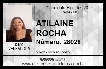 Candidato ATILAINE ROCHA 2024 - IPABA - Eleições