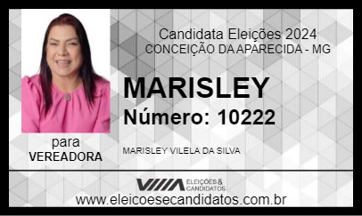 Candidato MARISLEY 2024 - CONCEIÇÃO DA APARECIDA - Eleições