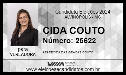 Candidato CIDA COUTO 2024 - ALVINÓPOLIS - Eleições