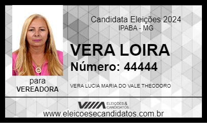 Candidato VERA LOIRA 2024 - IPABA - Eleições