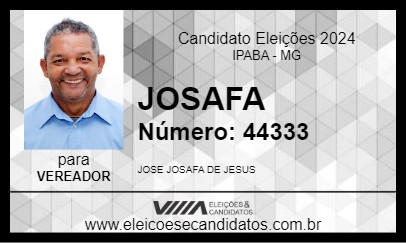 Candidato JOSAFA 2024 - IPABA - Eleições