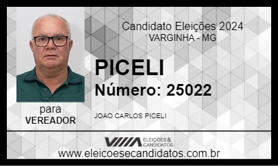 Candidato PICELI 2024 - VARGINHA - Eleições