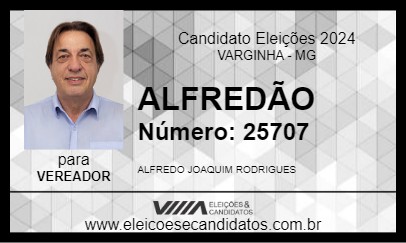 Candidato ALFREDÃO 2024 - VARGINHA - Eleições