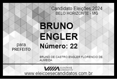 Candidato BRUNO ENGLER 2024 - BELO HORIZONTE - Eleições